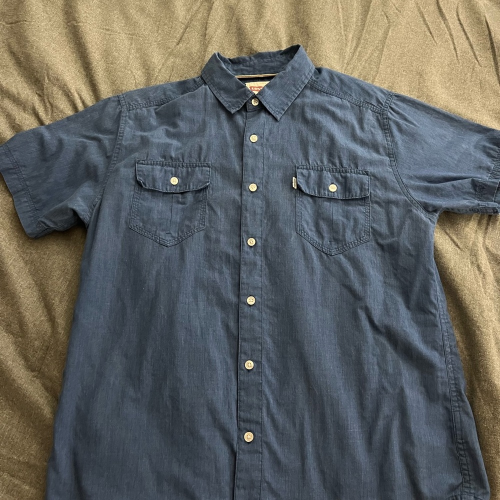 Men's Blue Denim Shirt